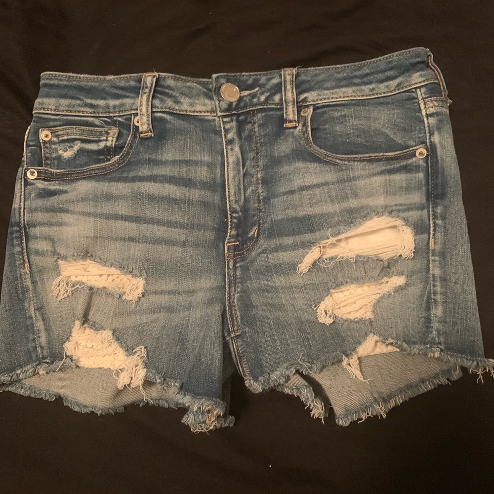 American Eagle distressed shorts